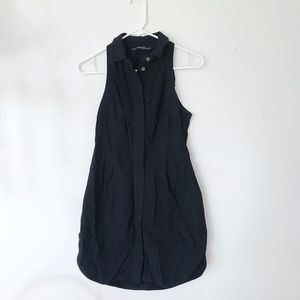 All Saints Black Long Shirt